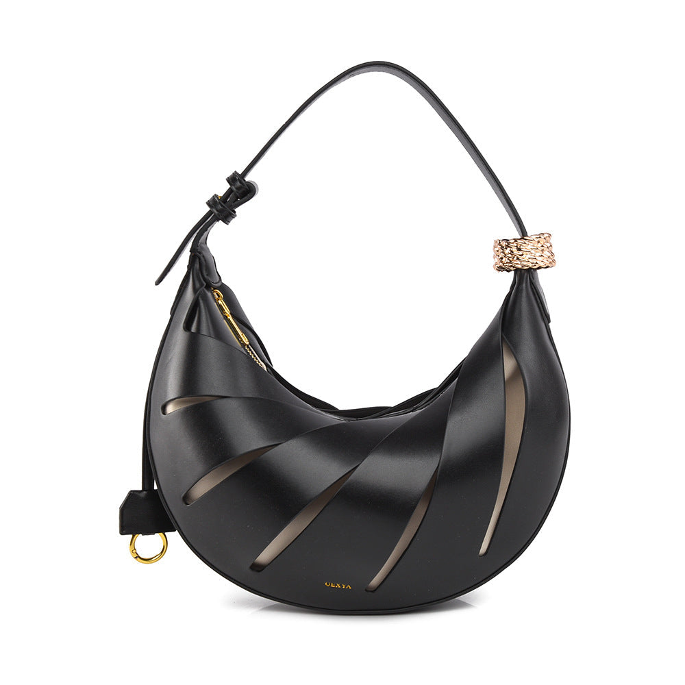 ELOAL Elegant Crescent Handbag for Women - Stylish and Trending Accessory