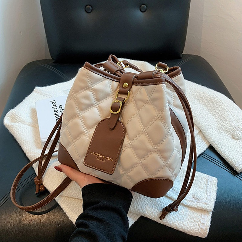 ELOAL Stylish Embroidered Bucket Crossbody Bag for Women