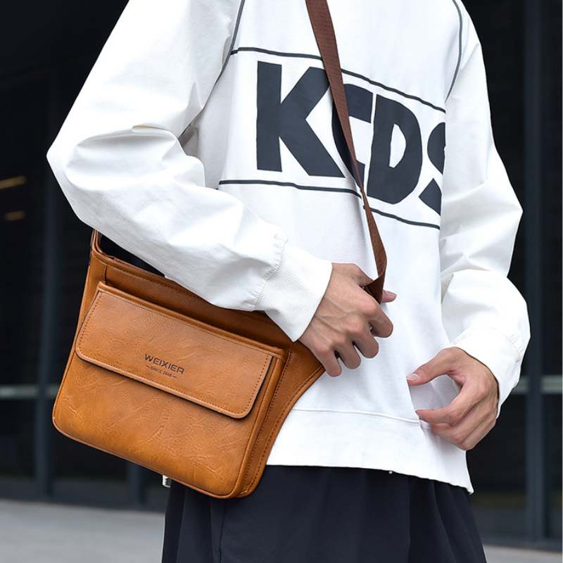 ELOAL Stylish Men's Crossbody Chest Bag for Everyday Use