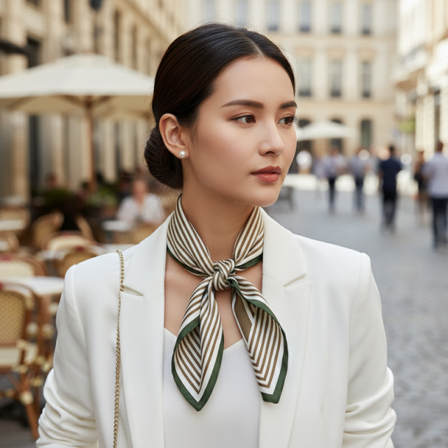 ELOAL Stylish Zebra Print Scarf for Fashionable Looks