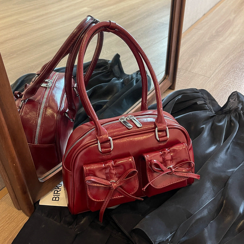 ELOAL Stylish Ballet Bow Shoulder Bag for Trendy Fashion Lovers