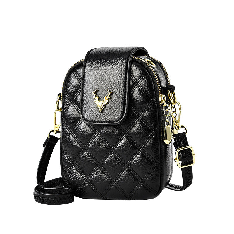 ELOAL Stylish Compact Crossbody Bag for Mobile Phones