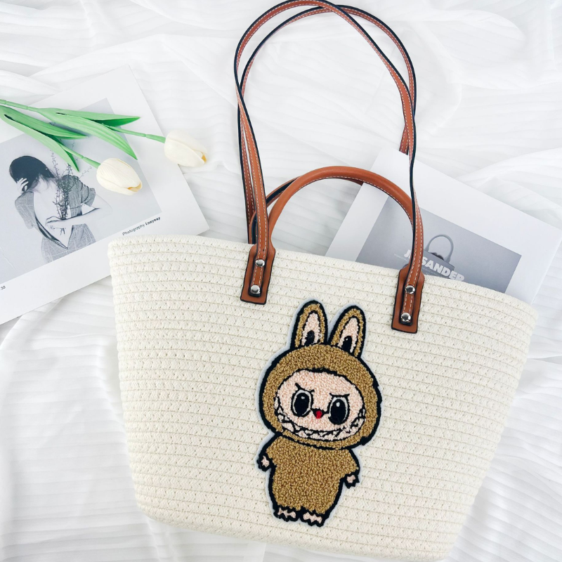 ELOAL Stylish Woven Tote Bag for Everyday Use