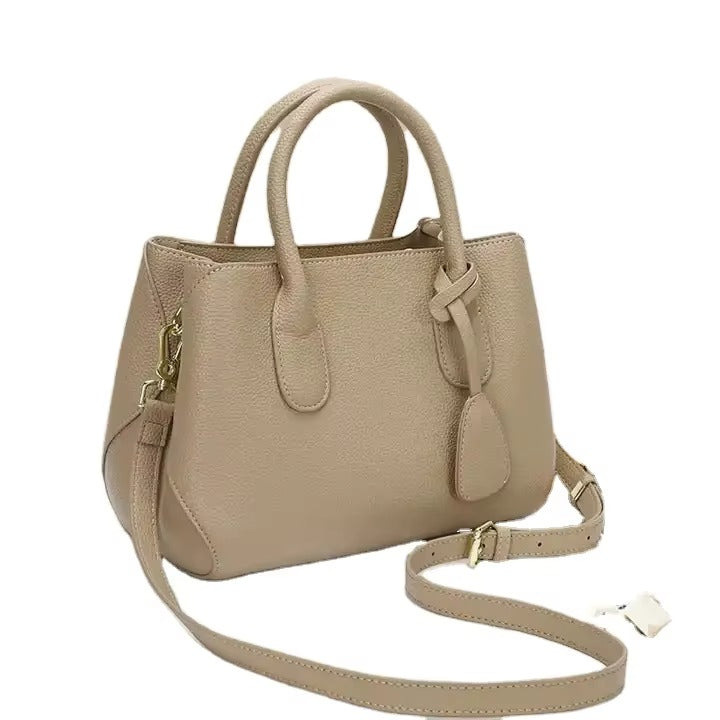 ELOAL Stylish Genuine Leather Crossbody Bag for Women – Large Capacity Everyday Handbag