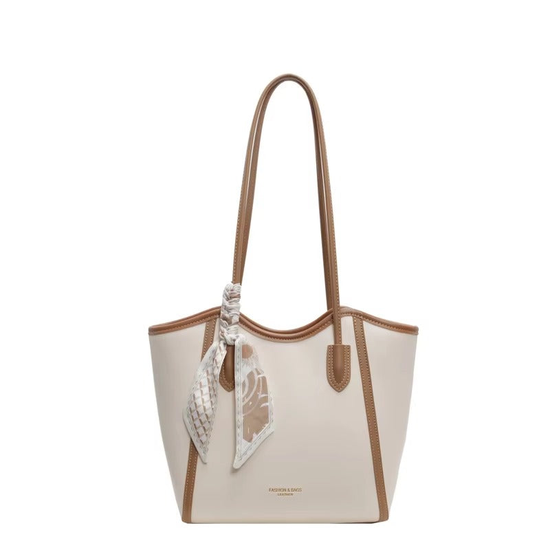 ELOAL Stylish PU Leather Tote Bag for Women