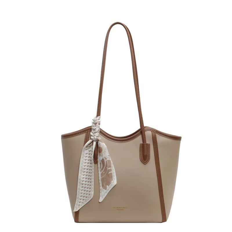 ELOAL Stylish PU Leather Tote Bag for Women