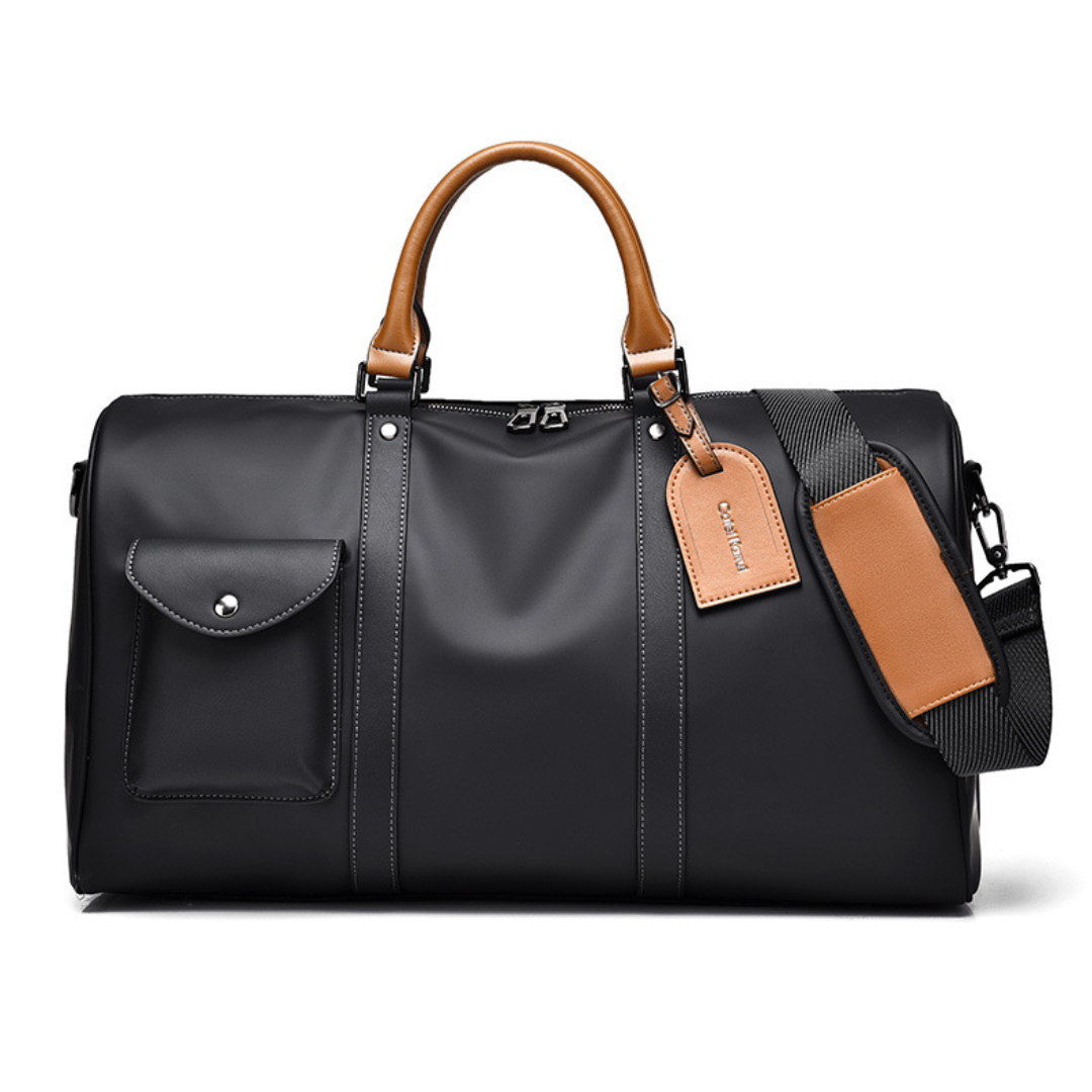 ELOAL Stylish Large Capacity Leather Duffle Bag for Travel