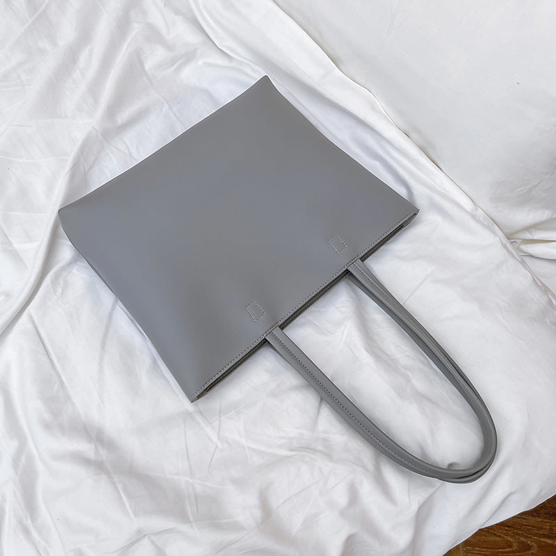 ELOAL Stylish Large PU Leather Commuter Tote Bag