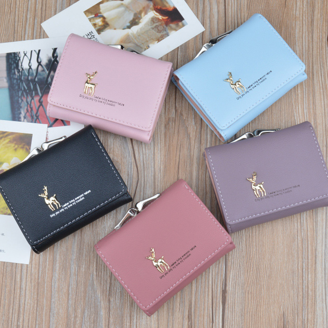 ELOAL Stylish Women's Short Wallet - Elegant & Fashionable Design