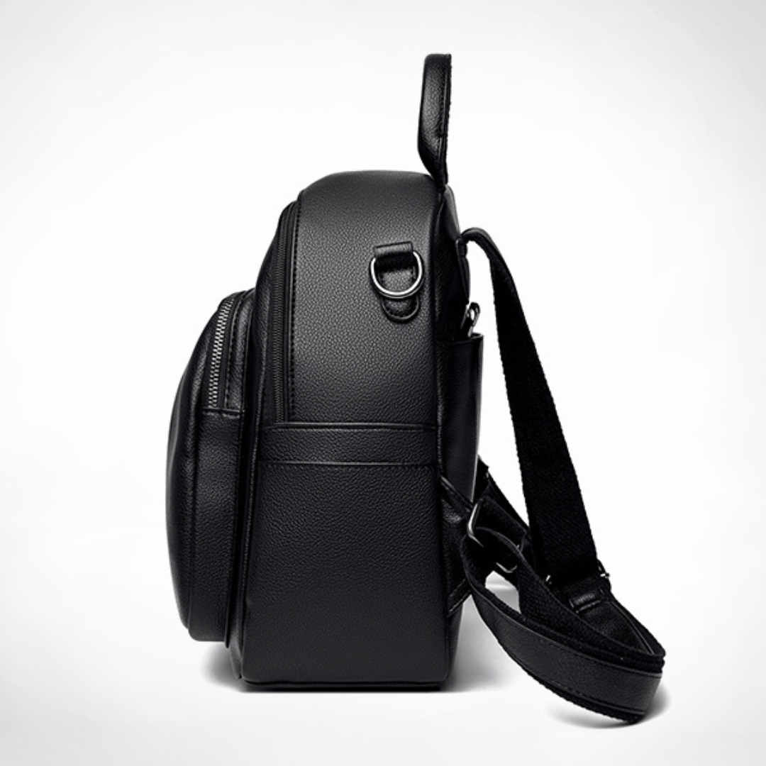 ELOAL Fashionable Women's Backpack with Litchi Pattern