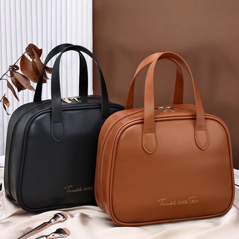 ELOAL Elegant Portable Cosmetic Bag for Travel and Organization