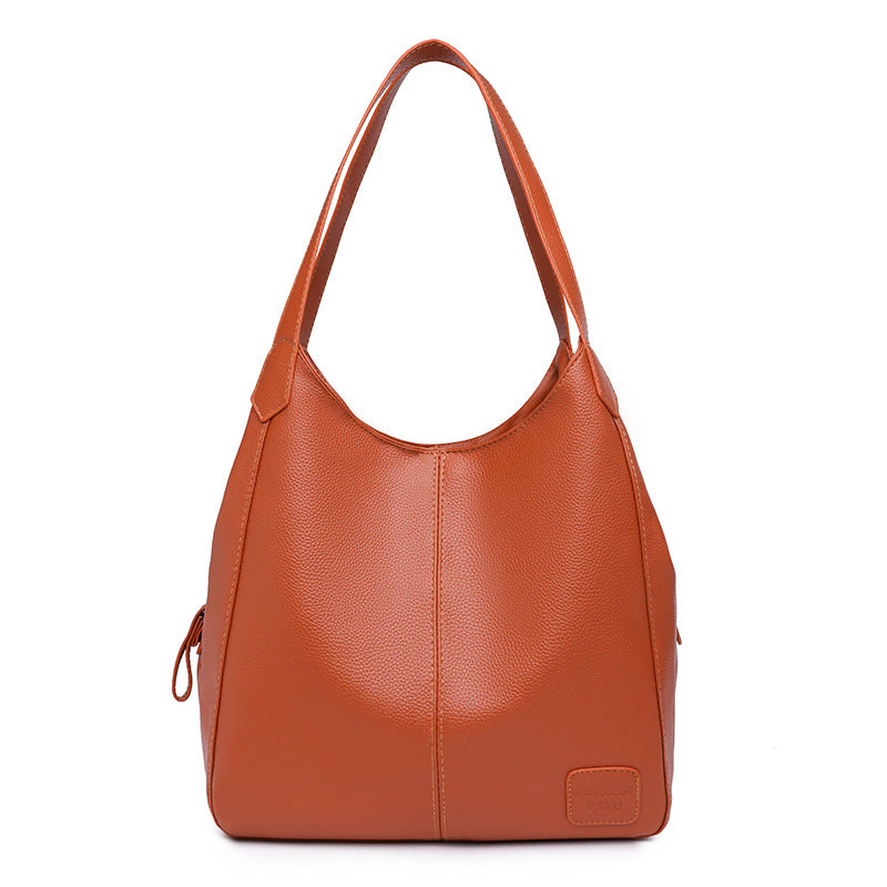 ELOAL Stylish Solid Color Shoulder Bag for Everyday Use