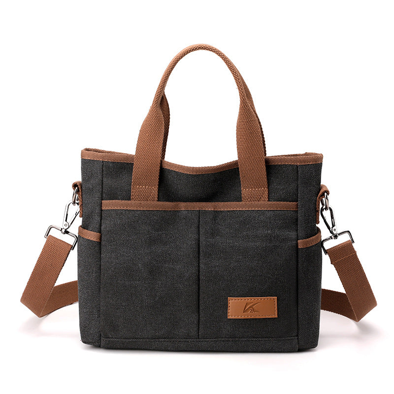 ELOAL Stylish Canvas Messenger Bag for Women