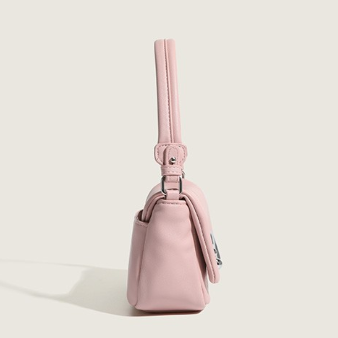 ELOAL Elegant Flower Roll Mini Bag with Diamond Accent