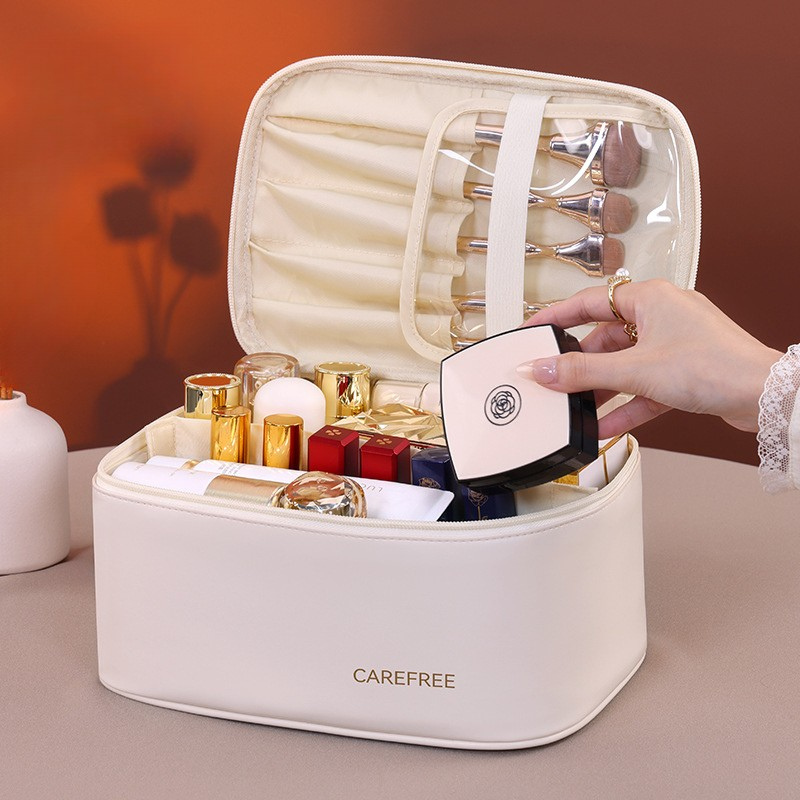 ELOAL Stylish Portable Beauty Organizer Cosmetic Bag for Travel