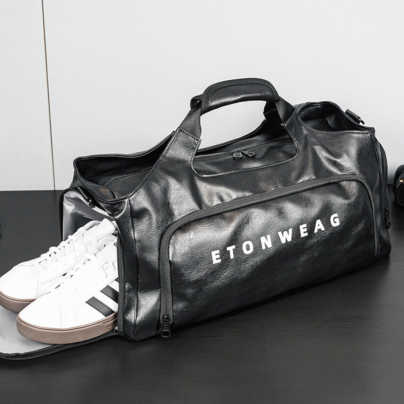 ELOAL Stylish Gym Duffle Bag with Shoe Compartment
