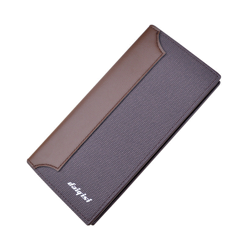 ELOAL Stylish Vertical Stitched Men's Wallet for Fashionable Look