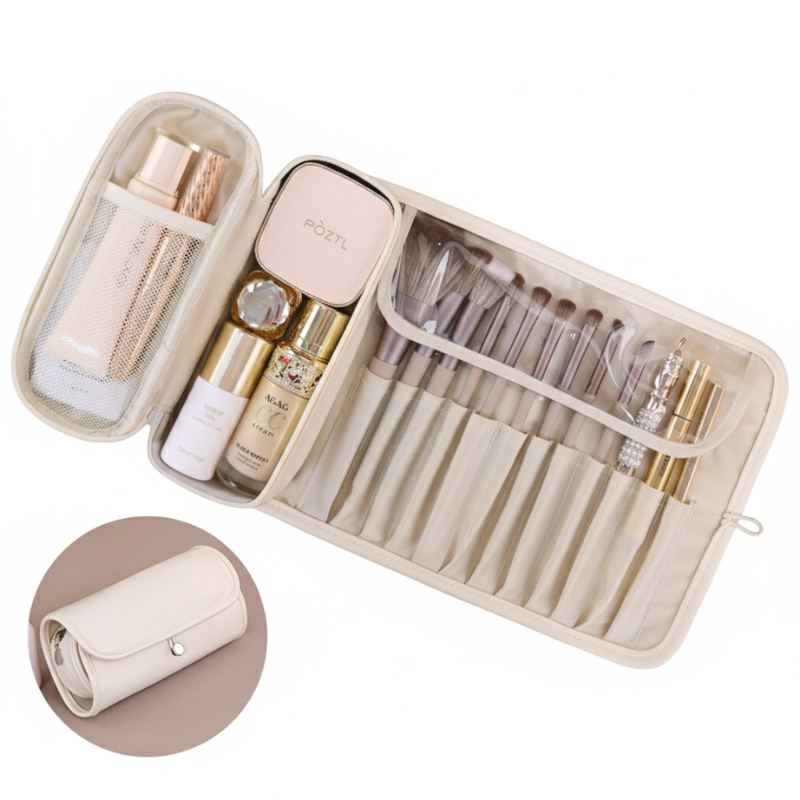 ELOAL Stylish Portable Cosmetic Bag for Travel and Organization