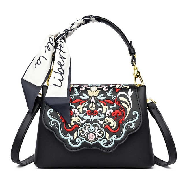 ELOAL Stylish Vintage Embroidered Women's Handbag