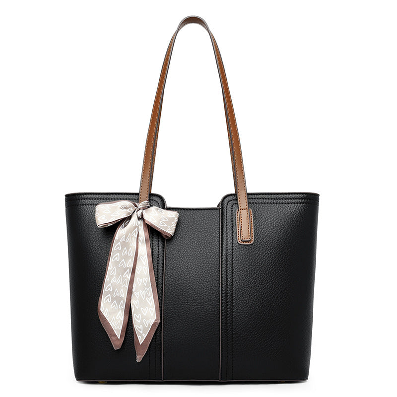 ELOAL Stylish Textured Spring Large Shoulder Tote Bag