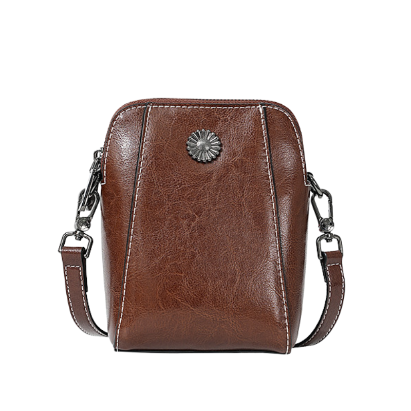 ELOAL Stylish Women's Mini Crossbody Bag - Customizable Leather Design