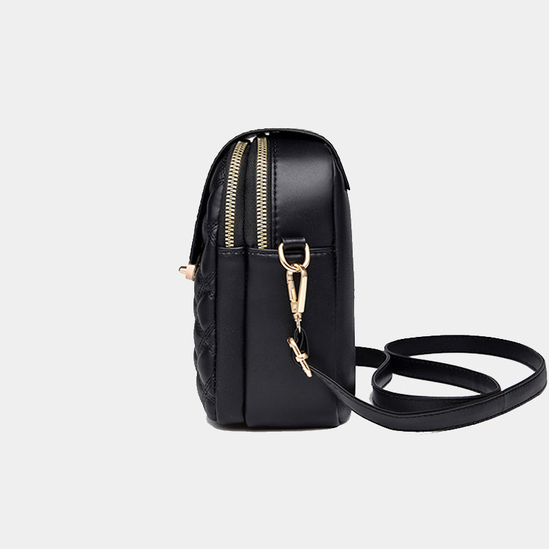 ELOAL Stylish Compact Crossbody Bag for Mobile Phones