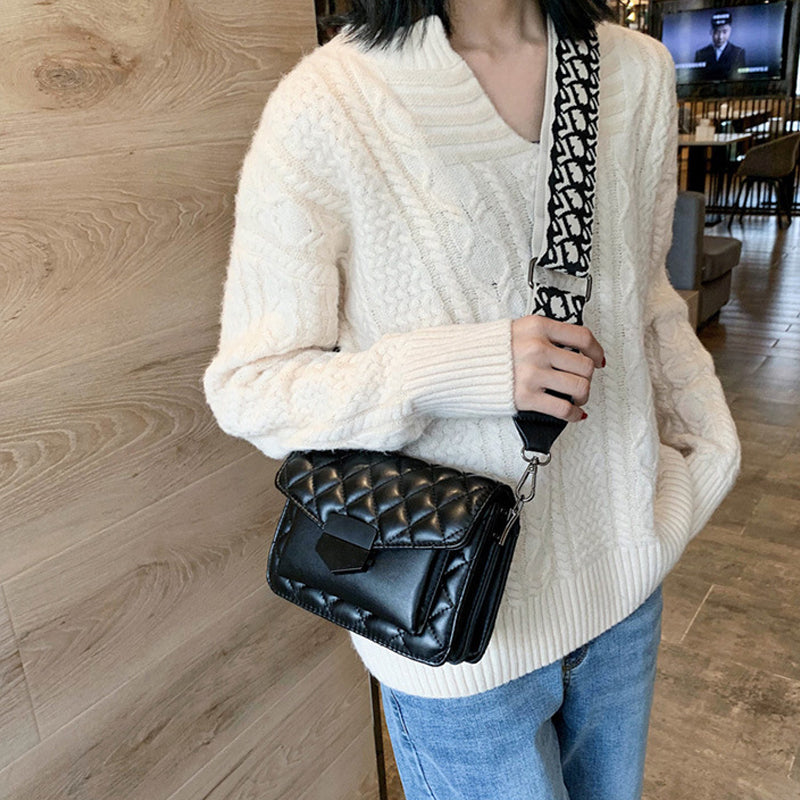 ELOAL Stylish Texture Crossbody Bag for Everyday Use