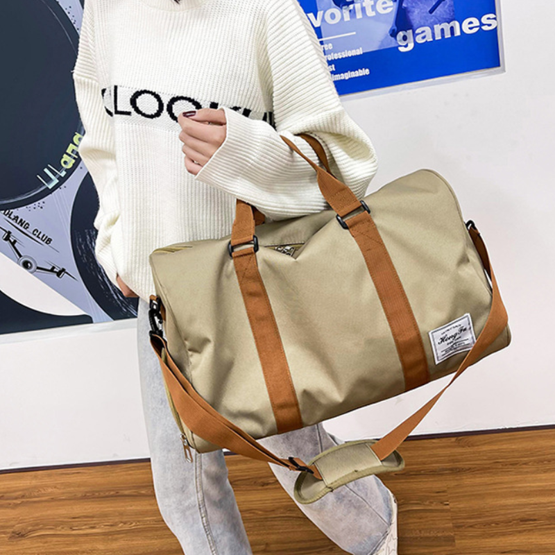 ELOAL Stylish Women's Oxford Gym Bag with Shoe Compartment