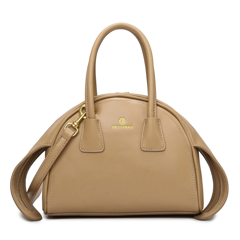 ELOAL Elegant Semi-Circle Textured Handbag - Stylish Small Purse