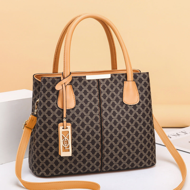 ELOAL Stylish Retro Printed Handbag for Trendy Fashion Lovers