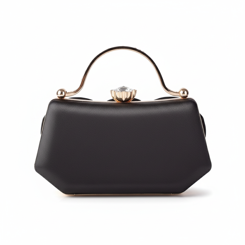 ELOAL Elegant Satin Top-Handle Clutch for Stylish Outings