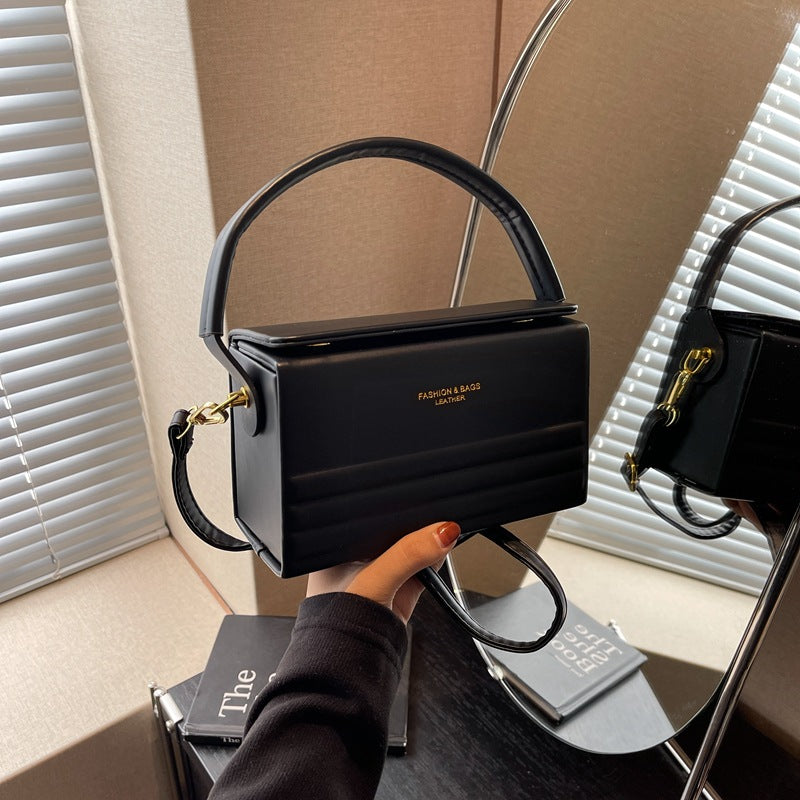 ELOAL Stylish Striped Textured Hard Shell Crossbody Bag