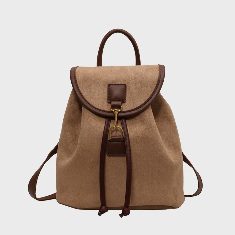 ELOAL Stylish Flap Drawstring Backpack for Trendy Everyday Use