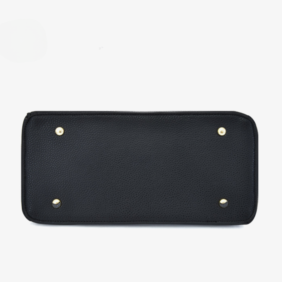 ELOAL Stylish Solid Color Shoulder Handbag Fashion Accessory