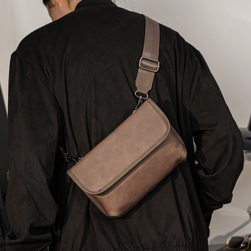 ELOAL Stylish Plaid Tiger Head Crossbody Bag