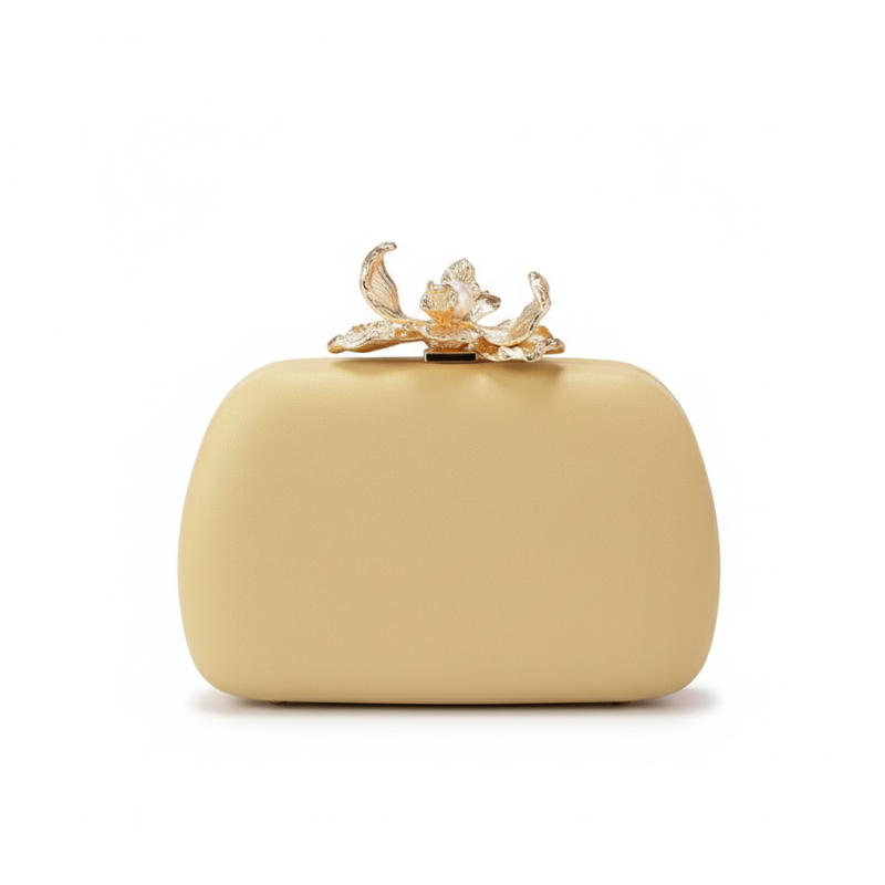 ELOAL Elegant Floral Pearl Clutch Bag for Stylish Events