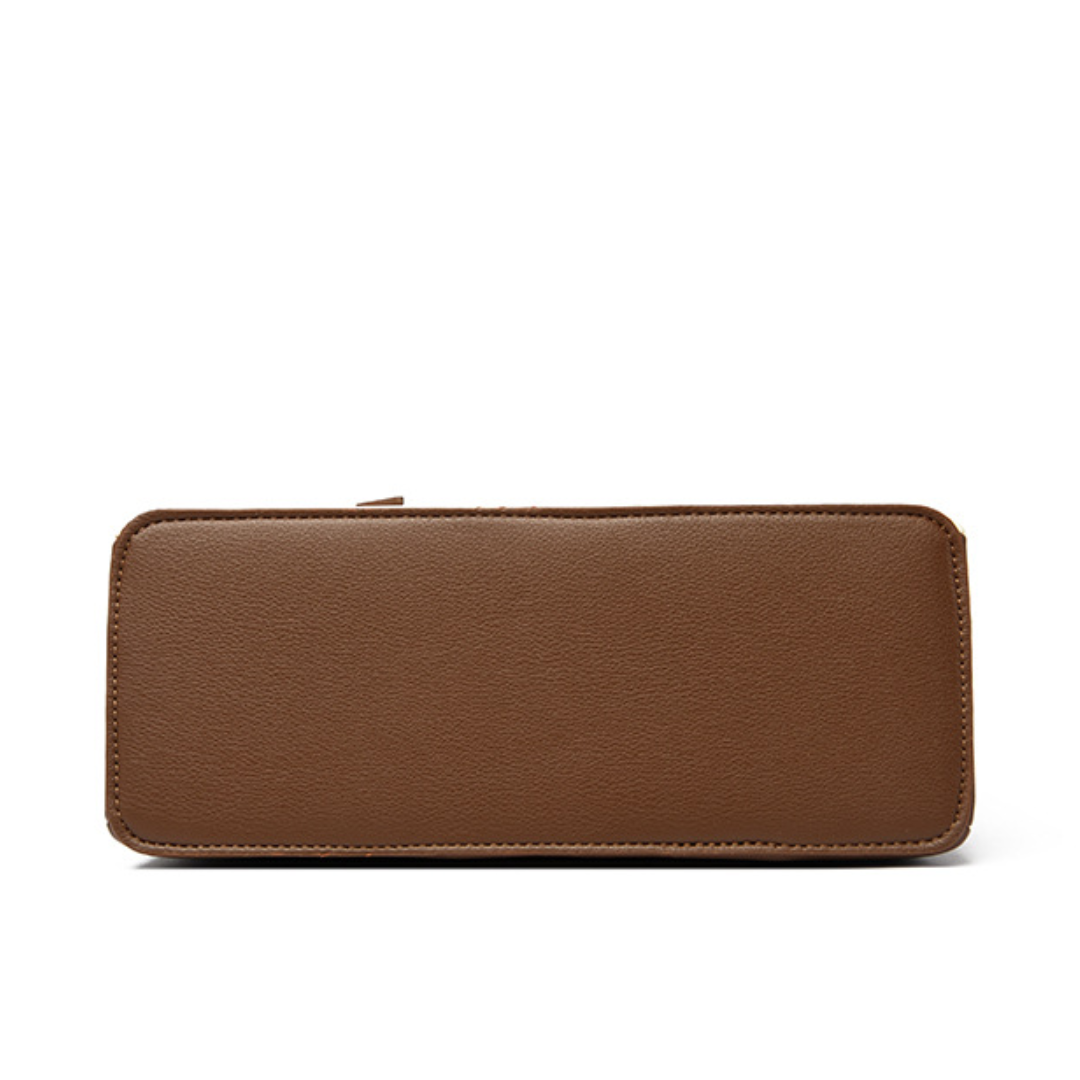 ELOAL Elegant Cowhide Pattern Handbag for Fashionable Women