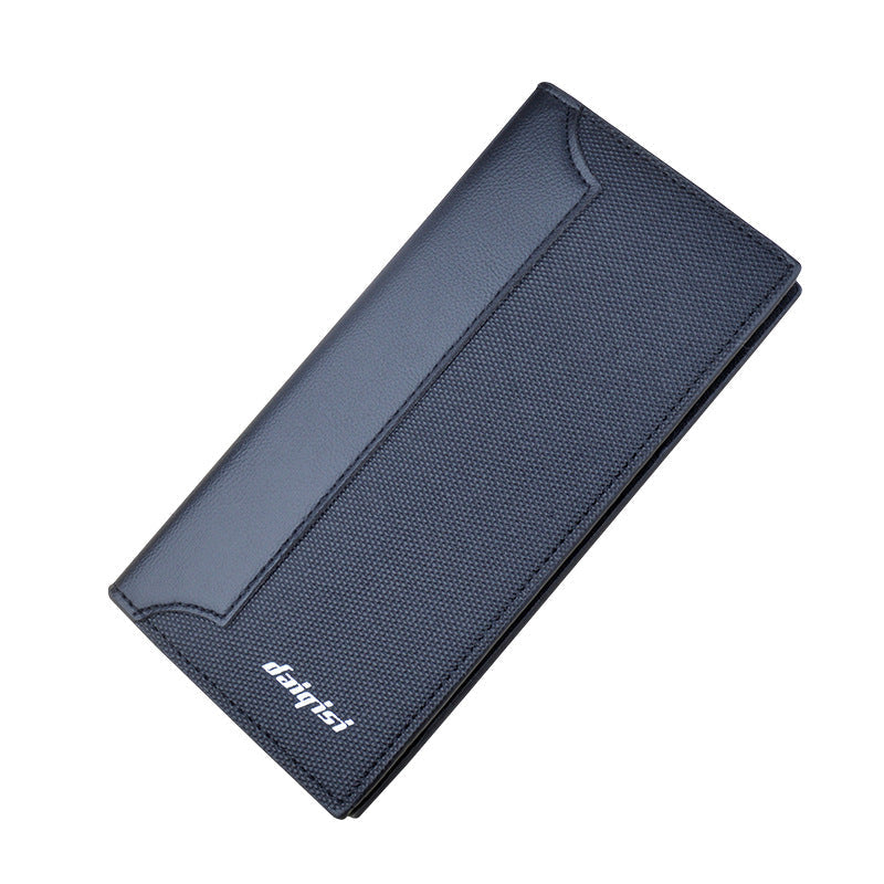ELOAL Stylish Vertical Stitched Men's Wallet for Fashionable Look