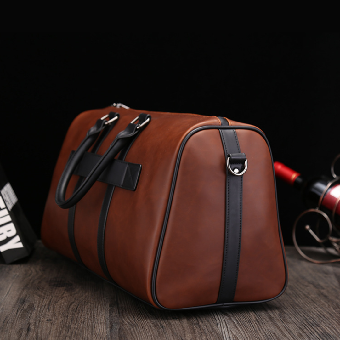 ELOAL Stylish Retro Men's Duffle Bag for Travel and Gym