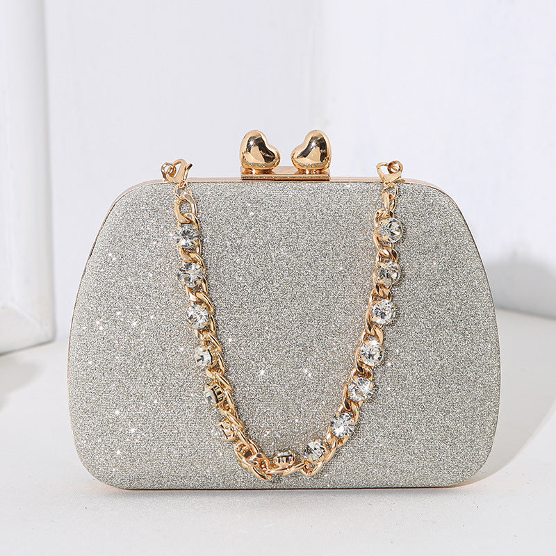 ELOAL Elegant Rhinestone Clutch for Stylish Evening Events