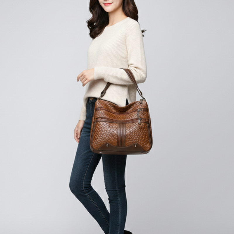 ELOAL Stylish Braided Shoulder Bag for Trendy Fashion Lovers