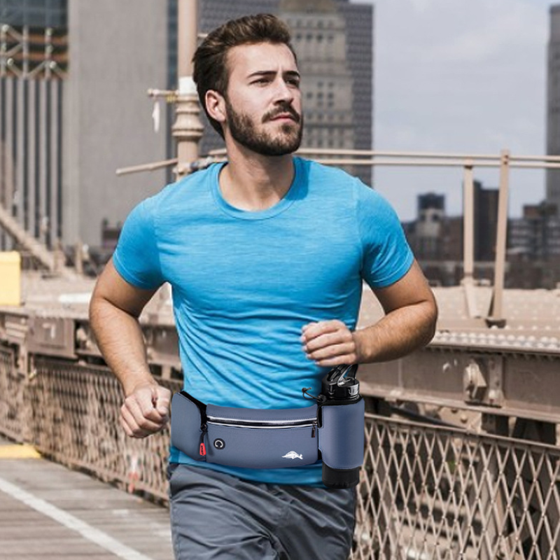ELOAL Waterproof Running Waist Bag with Bottle Holder for Active Lifestyle