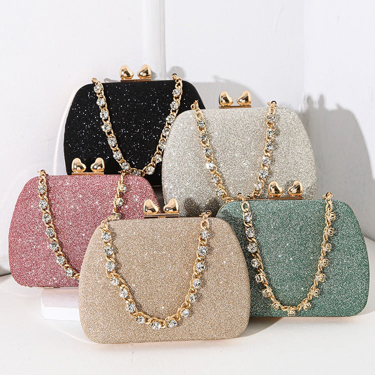 ELOAL Elegant Rhinestone Clutch for Stylish Evening Events