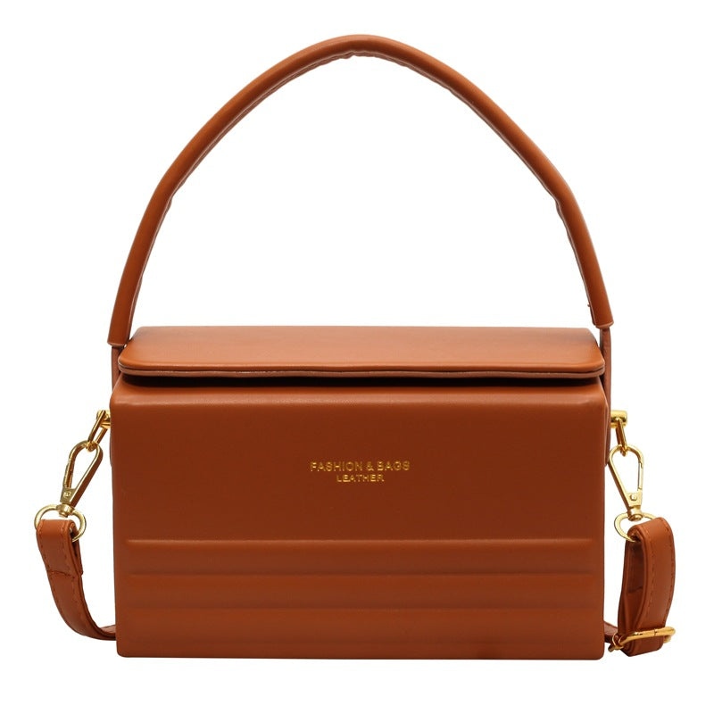 ELOAL Stylish Striped Textured Hard Shell Crossbody Bag