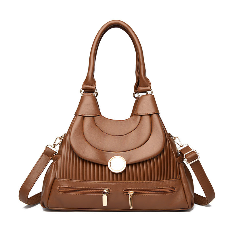 ELOAL Elegant Pleated Shoulder Bag for Women - Stylish Fashion Accessory