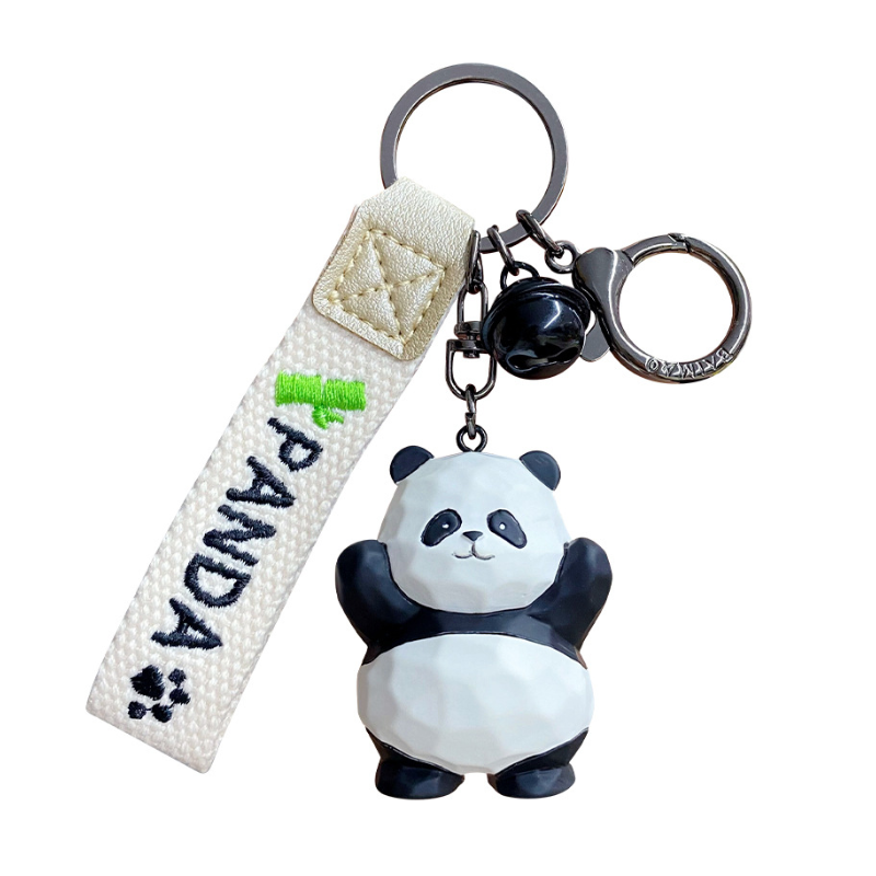 ELOAL Stylish Panda Bag Charm for Trendy Accessories