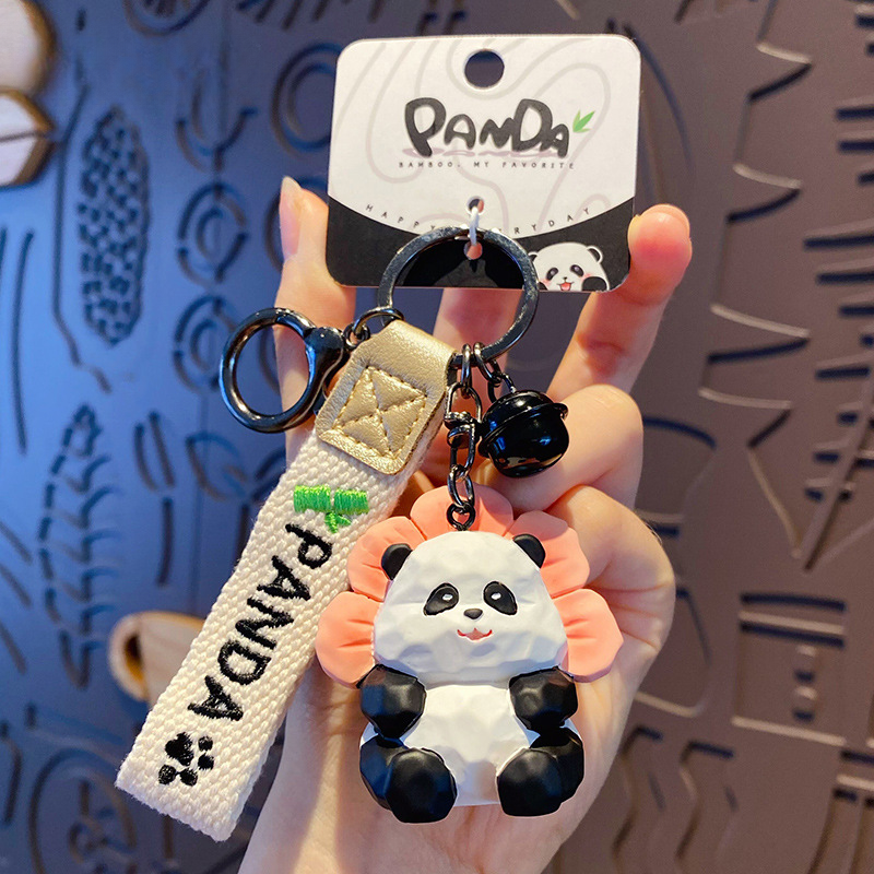 ELOAL Stylish Panda Bag Charm for Trendy Accessories