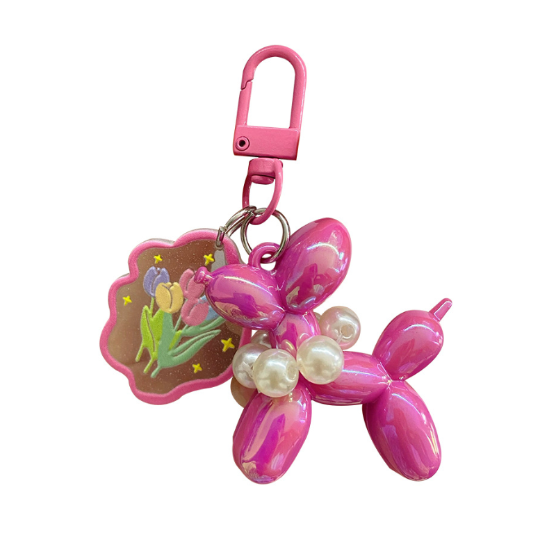 ELOAL Stylish Balloon Dog Bag Charm