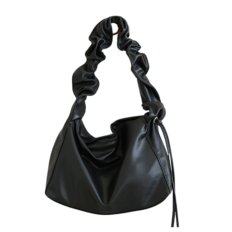 ELOAL Stylish Retro Pleated Shoulder Bag for Everyday Use