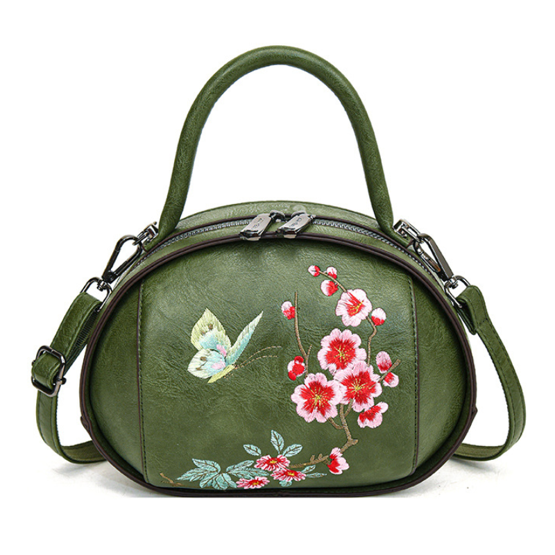 ELOAL Elegant Retro Flower Embroidered Cheongsam Handbag